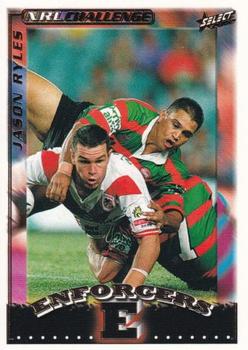 2002 Select Challenge - Enforcers Box Cards #BC08 Jason Ryles Front